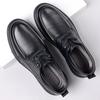 Men's Casual Leather Shoes Business Genuine Leather Large Size Shoes New British Lace-up Soft-soled Mens Casual Shoes Size 38-48