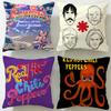 Klassiska bandet Red Hot Chili Peppers Kuddfodral Mjukt & Lätt att Tvätta Örngott – Mångsidigt för Soffa, Säng, Resa och Kontor