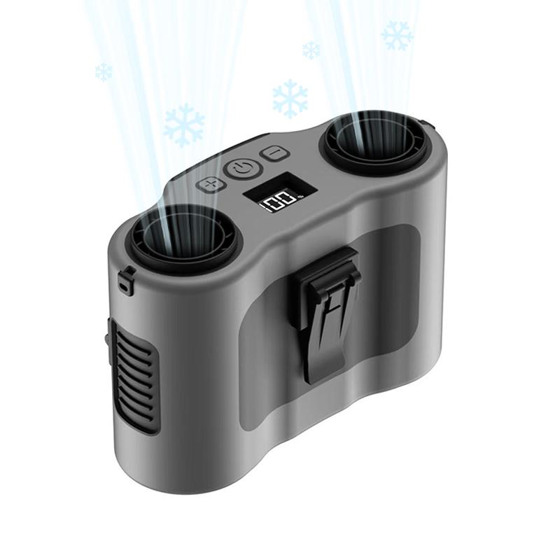 

Portable Waist Fan,10000/20000Mah Battery High-Power Long Lasting Outdoor Camping Rechargeable Fan 13.1*5.8cm