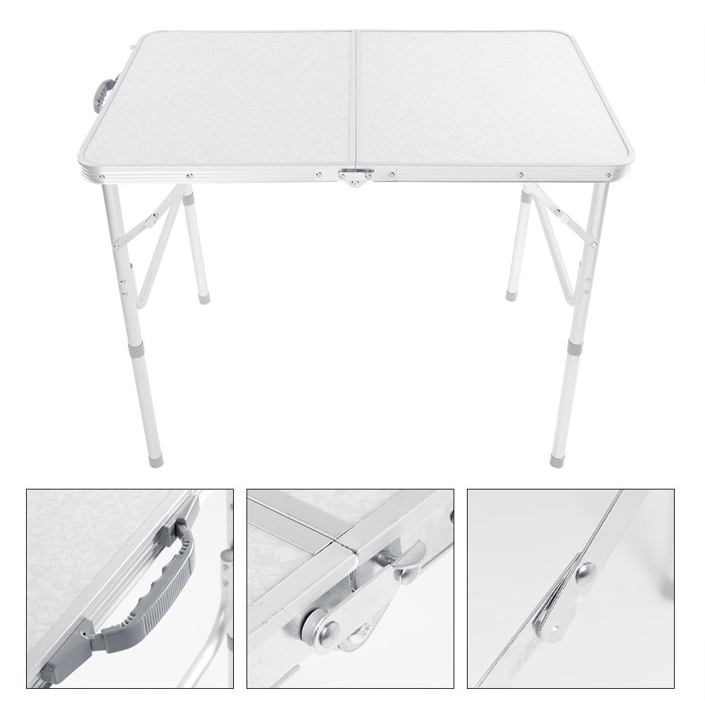 Foldable Folding Table Desk Camping Outdoor Garden Picnic Aluminium Alloy
