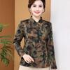 Mom's Elegant Spring Long-Sleeve Slimming Top for Women