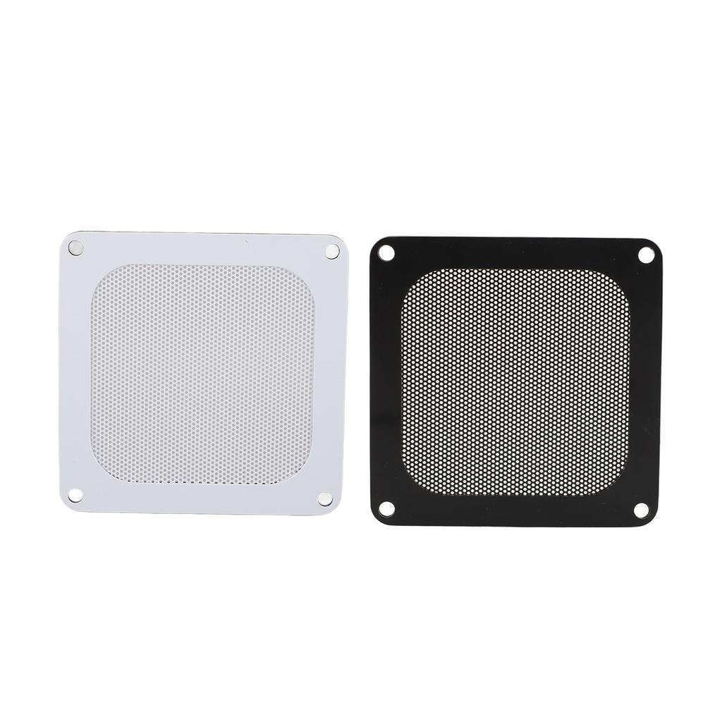 4PCS PVC Computer Fan Filter Grills Magnetic Frame PC Fan Dust Mesh PC Cooler Filter 3.66x3.66in