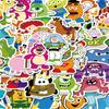 50 PCS Disney Pixar Animation Toy Story Cartoon Stickers For Mobile Phone Cases Water Cup Scrapbooking DIY Craft Sealing Sticker