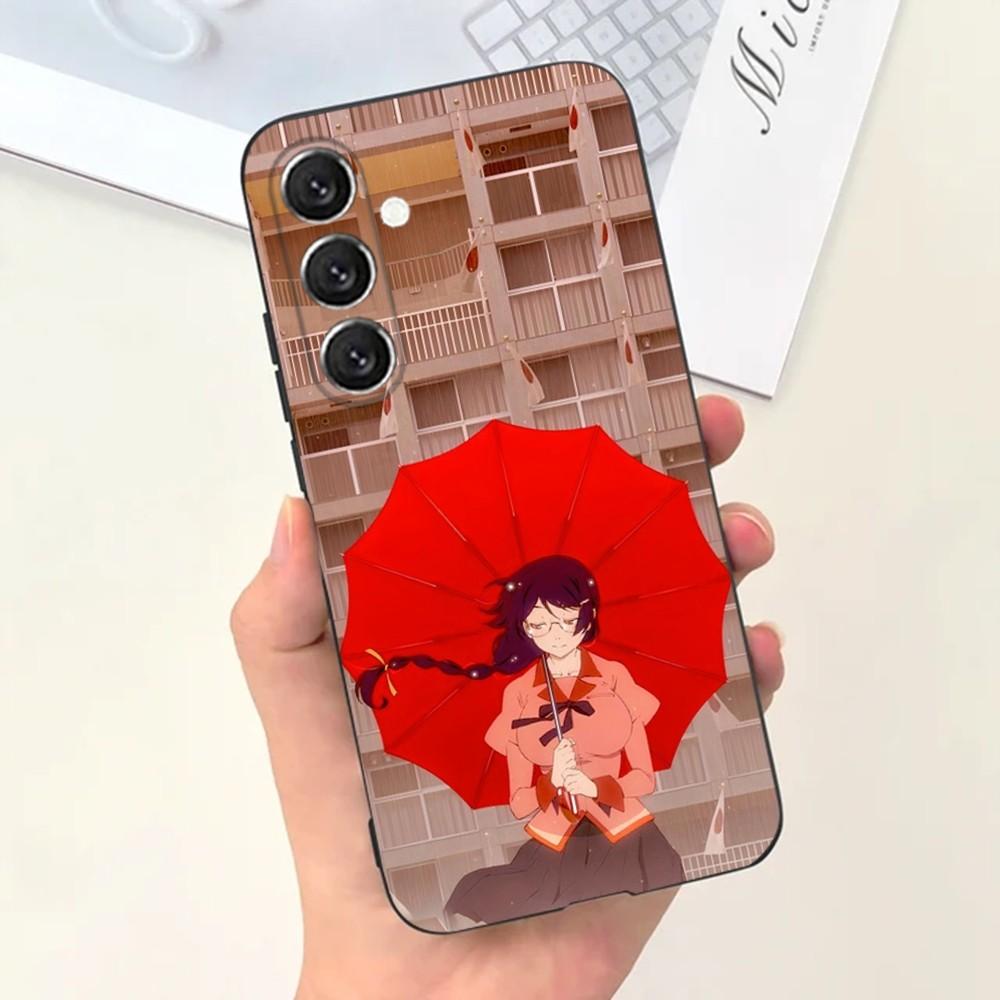 monogatari series Phone Case For Samsung S25,S24,S21,S22,S23,S30,Ultra,S20,Plus,Fe,Lite,Note,10,9,5G Black Cover