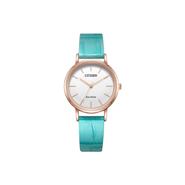 CITIZEN Ecology Drive Collection Radio controlled Quartz Movement Cow Leather Strap Watch EM0577-36A White