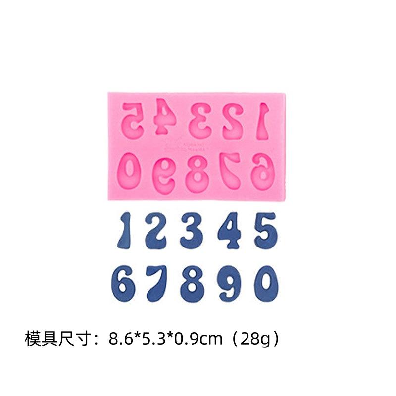 

3D Letter Number Silicone Fondant Molds Chocolate Cake Molds Cake Decorating DIY Tools Jelly Cookies Baking Printing Mould Letter