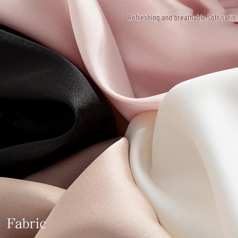 Women's Summer Ice Silk Lace Safety Pants: Anti-Exposure, Loose Fit JK Leggings, Wear Indoors or Outdoors.