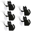 Black Cat Fridge Magnet Kawaii Cat Whisker Storage Refrigerator Magnets Collection Memorial Box Household Workspace Decoration For Cat Lovers