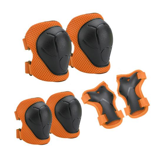 6Pcs/Set Kids Skating Protective Gear Kit with Knee Elbow Pad Wrist Guard Protector Roller Skate Skateboard Scooter Bike Cycling Safety Equipment