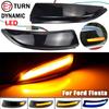 2x LED Dynamic Blinker Turn Signal Lights Side Mirror Indicator Lmap For Ford Fiesta Mk7 2008-2017 For Ford B-Max 2012-2017