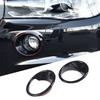 Gloss Black Front Fog Light Lamp Cover Ring Trim for BMW X5 F15 2014-2018