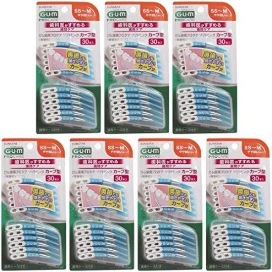 

Профессиональный уход за деснами и пародонтом, мягкий изогнутый тип [Оптовая закупка] SS-M [x7 шт.]