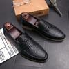 Korean Version of the Trend Men's Hair Stylist Pointed Shoes British Casual Retro Small Leather Shoes Nightclub Fashion Shoes