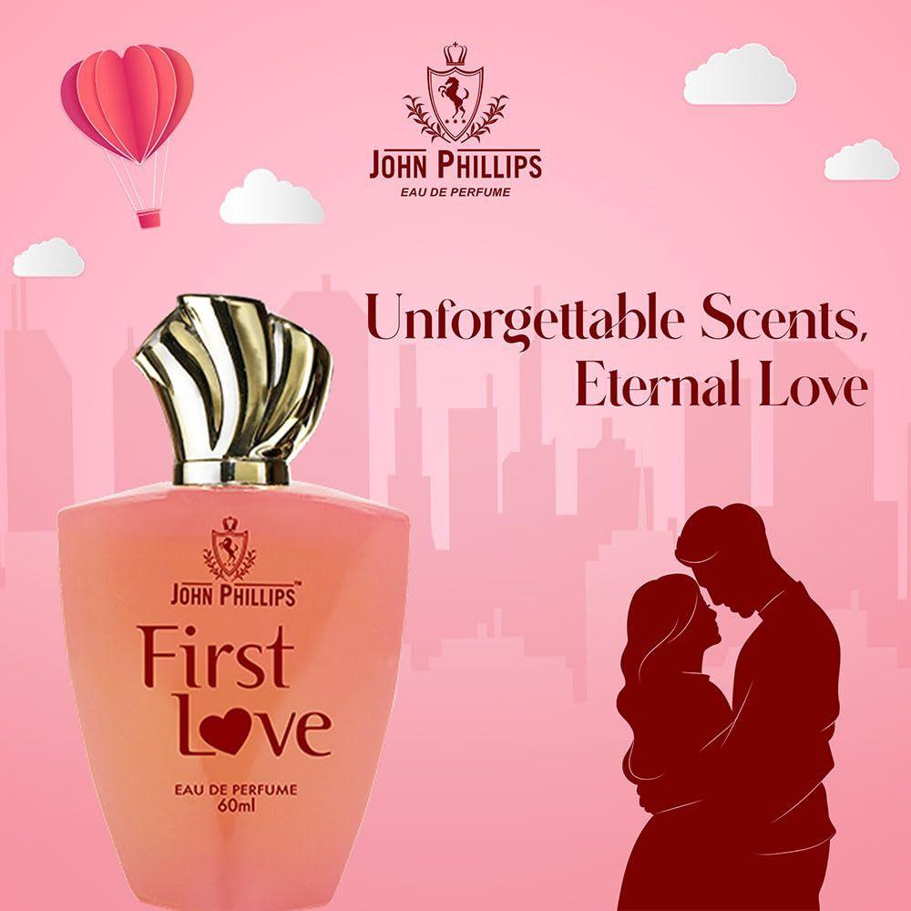 John Phillips™ First Love Occasional Outing Eau De French Perfume For Women - 60 ml