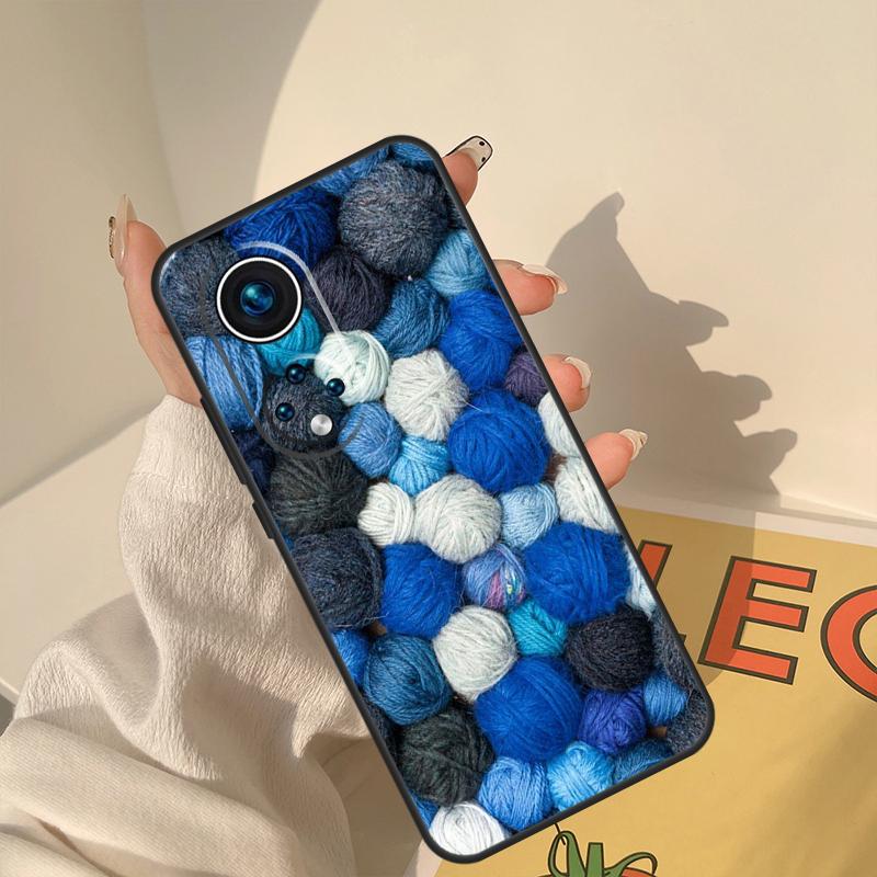 Sewing Knitting Crochet Case For Honor Magic 8 Pro 5 6 7 Lite Cover For Honor 400 200 90 70 50 X8a X8b X9a X9b X9c