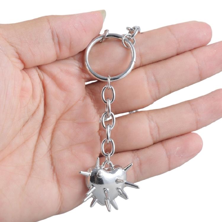 Fashionable Sturdy Alloy Necklace Love Heart and Thorns Elegant Designs Jewelry Accessory for Unique Look Casual Wear