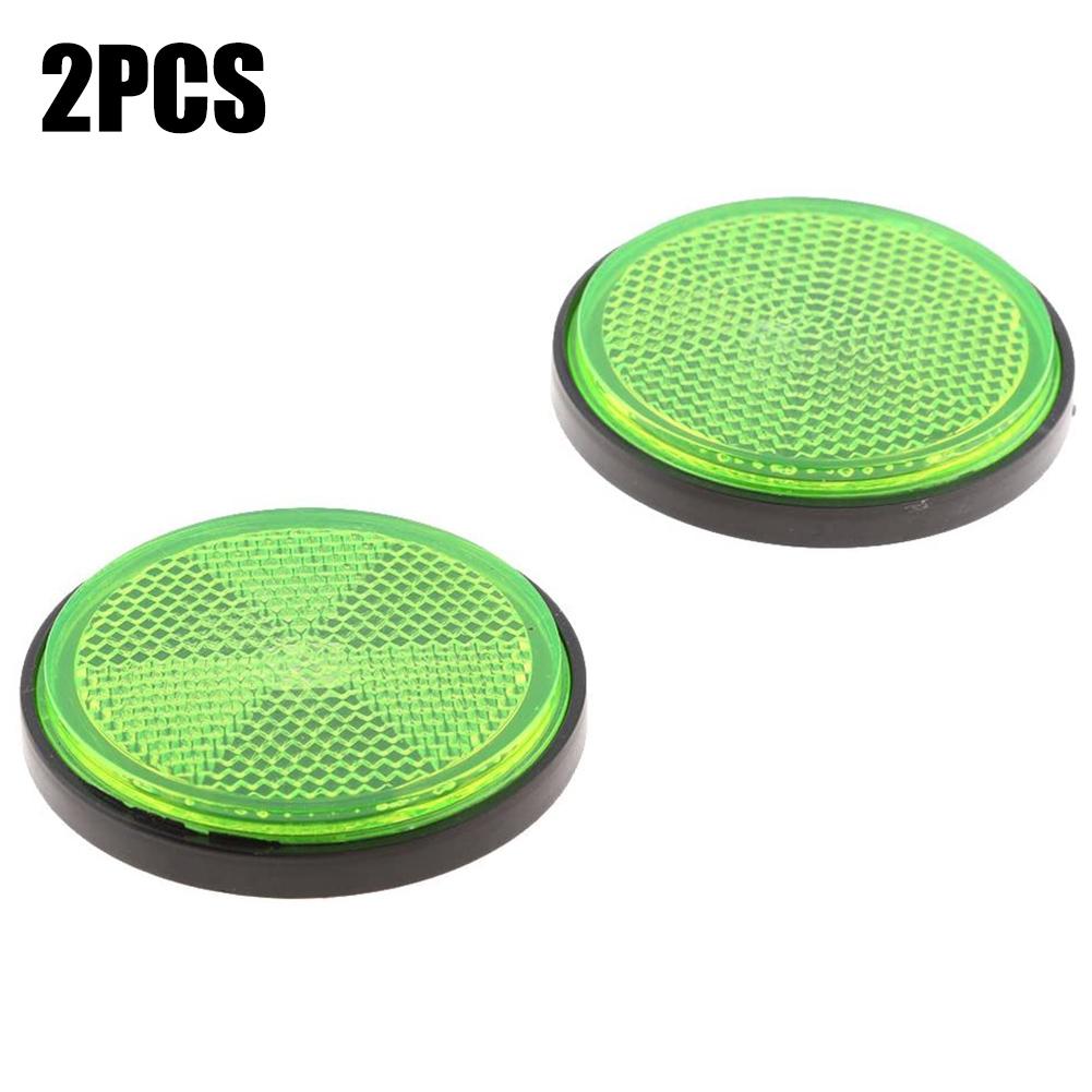 2.16inch High Visibility Round Reflective Warning Reflector Weatherproof Bikes