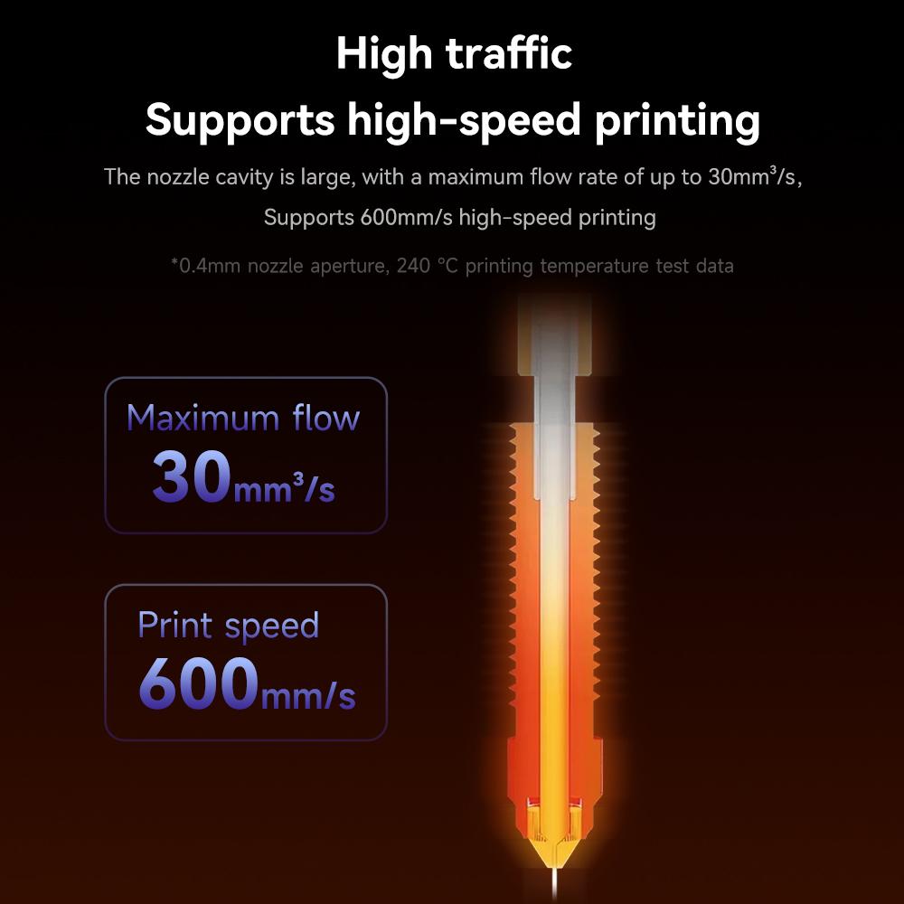 3D Printer Accessory 1.0mm CZ Copper Hardened Steel Coating Nozzle Compatible with Creality K1C K1