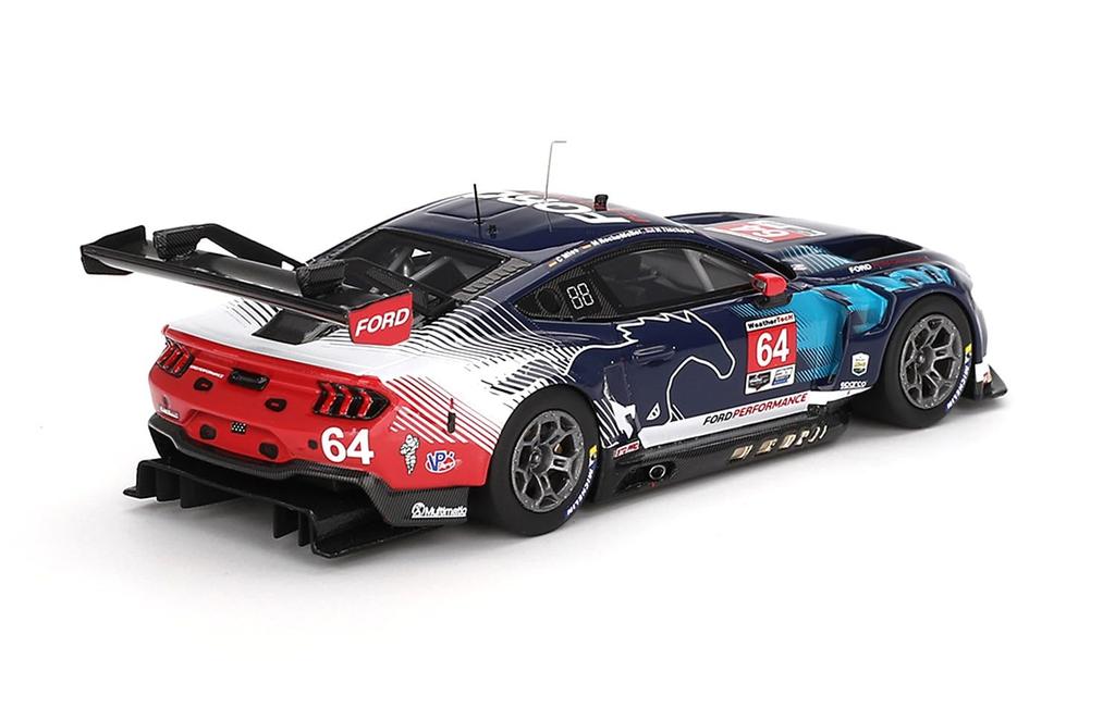 TSM MODEL 1/43 Scale Model Kit: Ford Mustang GT3 #64, IMSA 24 Hours of Daytona 2024, Ford Multimatic Motorsports, Finished Model, TSM430815