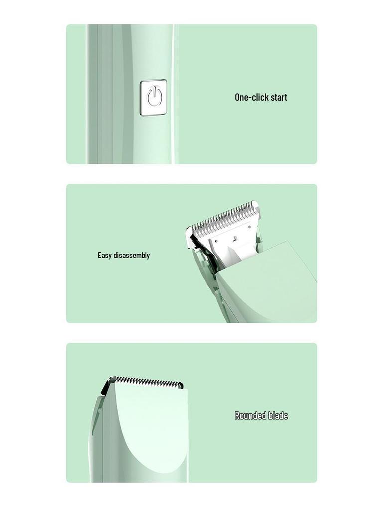 Four-in-One Pet Clipper: Cat Paw Shaver & Dog Hair Trimmer