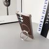 For Samsung Galaxy S25 Ultra Magnetic Case Kickstand Metal Carbon Fiber Pull-Out Design Phone Cover