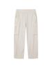 Enbiei Stretch Cargo Long Woven Pants Beige