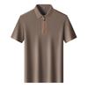Original Design Men's Polo Shirt Solid Color Simple Different Color Front Sleeve Summer Lapel T-Shirt Business Classic Menswear