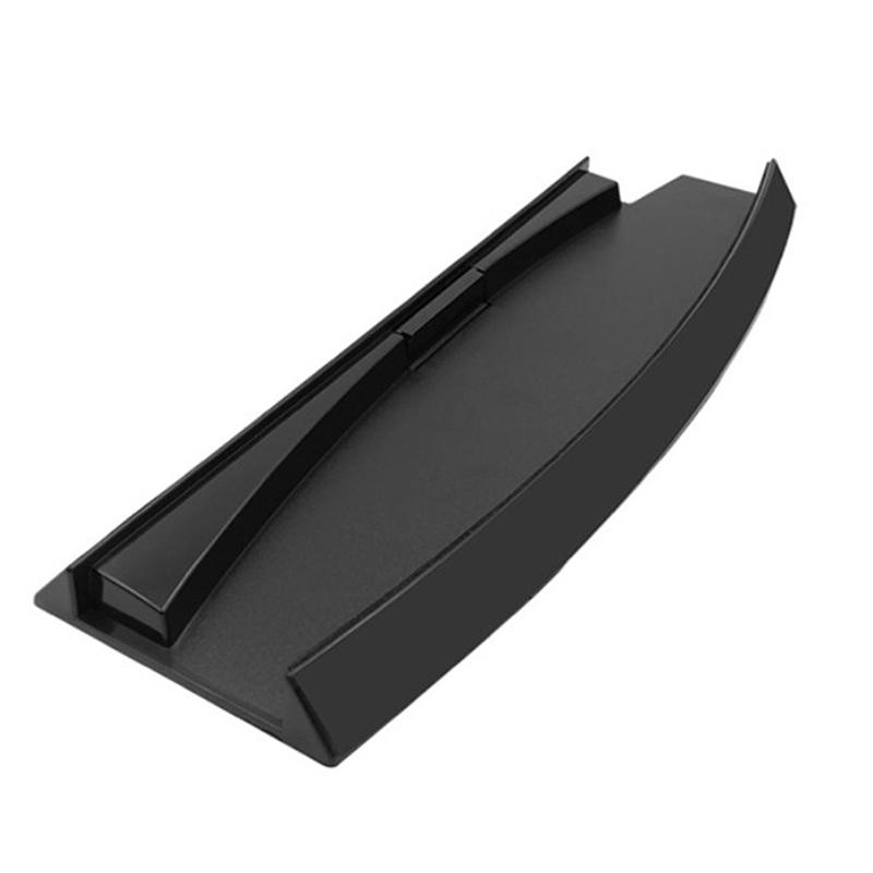 Vertical Stand Holder Hold Dock Plastic Bracket Base For Ps3 Slim Console Black