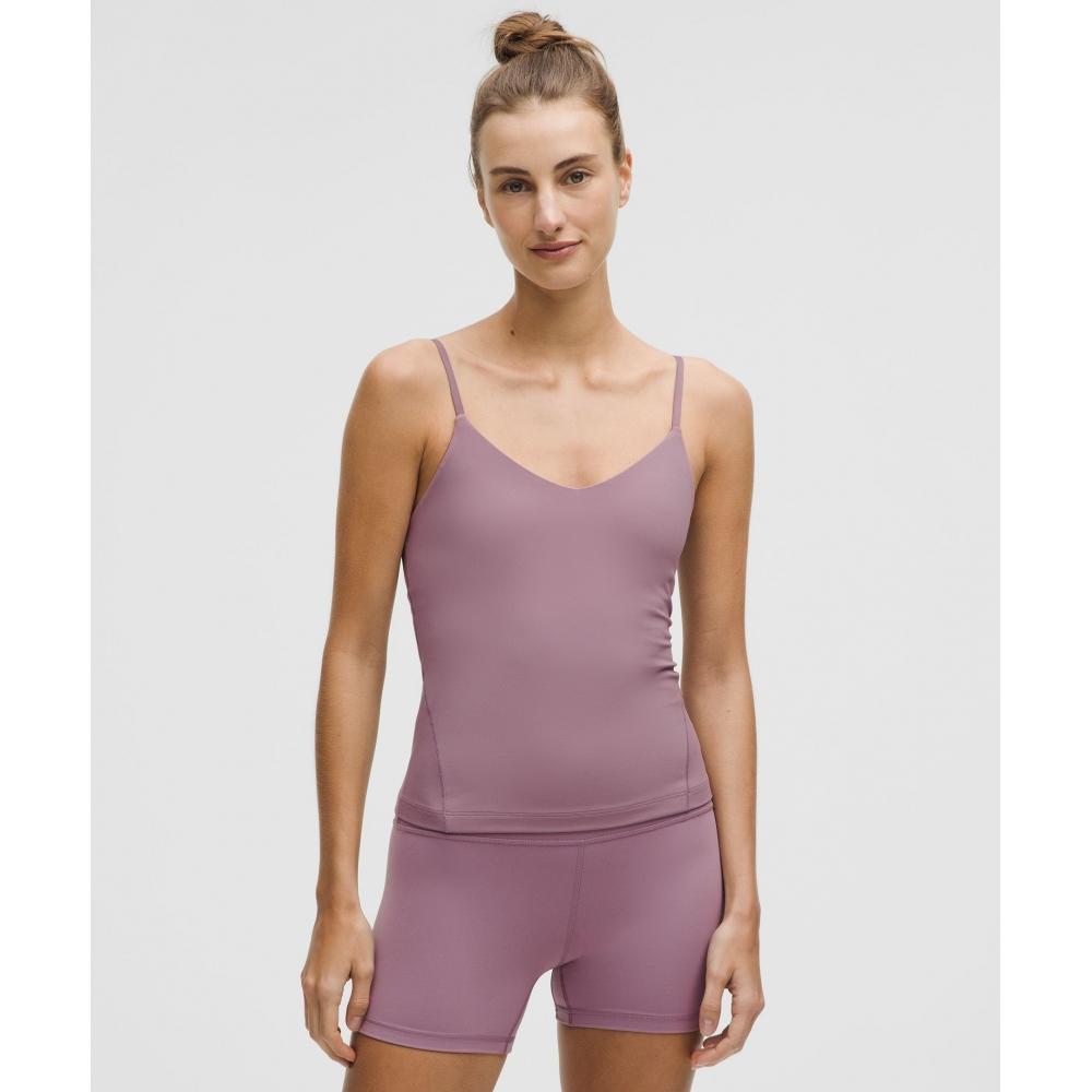 

Lululemon Выровнять талию Длина топа-майки CAmi AB Cup лавандовый Lux 8