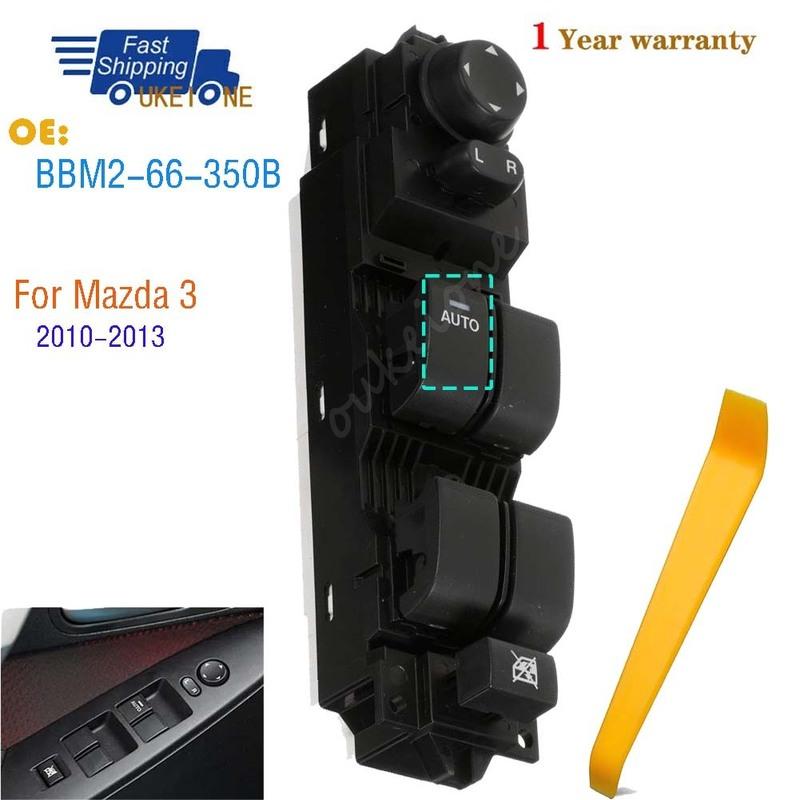 

BBM2-66-350B For Mazda 3 2011 2012 2013 Front Left Master Driver Side Electric Power Lifter Window Switch Button Car Accessories