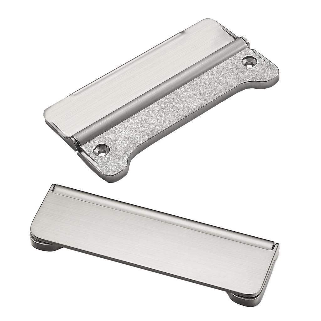 Modern Style Zinc Alloy Hidden Handle Black Golden Grey Handle Cabinet Door Pull Drawer Knob