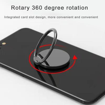 Zink-Legierung Handy Halter Stehen 360 Grad Rotation Finger Ring Kickstand mit