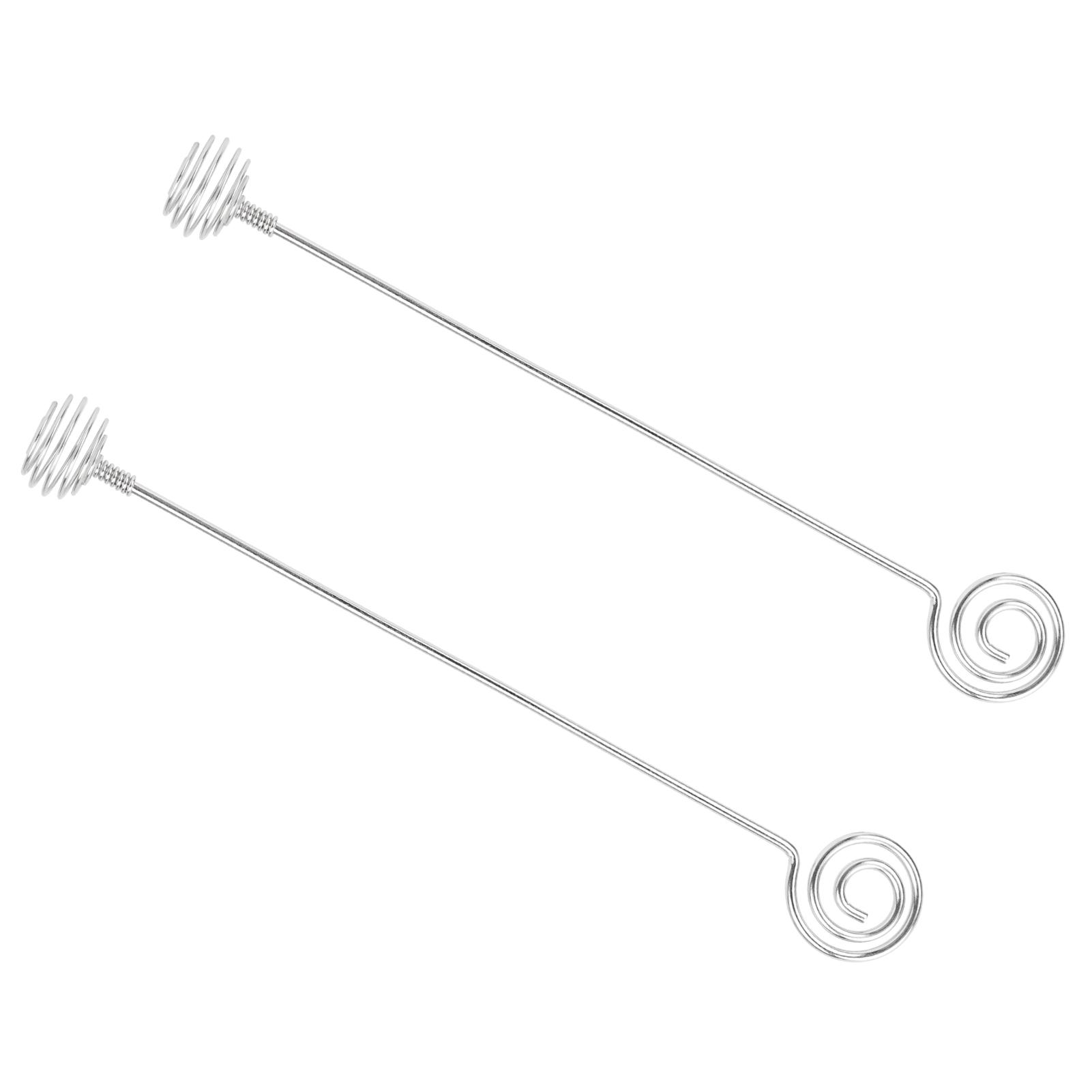 

2 шт. палочки для перемешивания кофе, прочные, удобные, спиральные, эластичные палочки для перемешивания