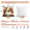 Thanksgiving Pumpkin Pillowcase Printed Polyester 45x45cm Throw Pillowcover Decorative Sofa Cushion Pillowslip Home Decor