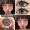 Eyeshare New MELBOURNE Contact Lenses 1 Pair Natural Brown/Gray Eye Lens 14.2mm Beautiful Softlens