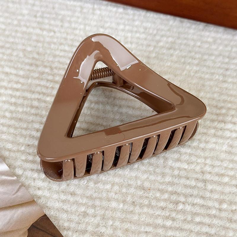 Retro New Triangle Shape Hair Claws Female High Ponytail Fixed Barrettes for Women Girl Elegant Hairpin Fashion Hair Accessories