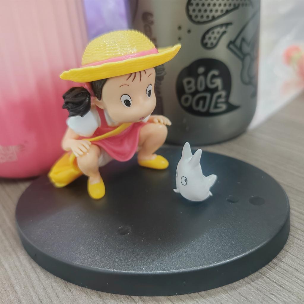 7cm Anime Mein Nachbar Totoro Zeichentrickfilm Mei Niedliche Figur Xiaomei PVC Sammlermodell Ornament Puppen Statue Kinderspielzeug Geschenke
