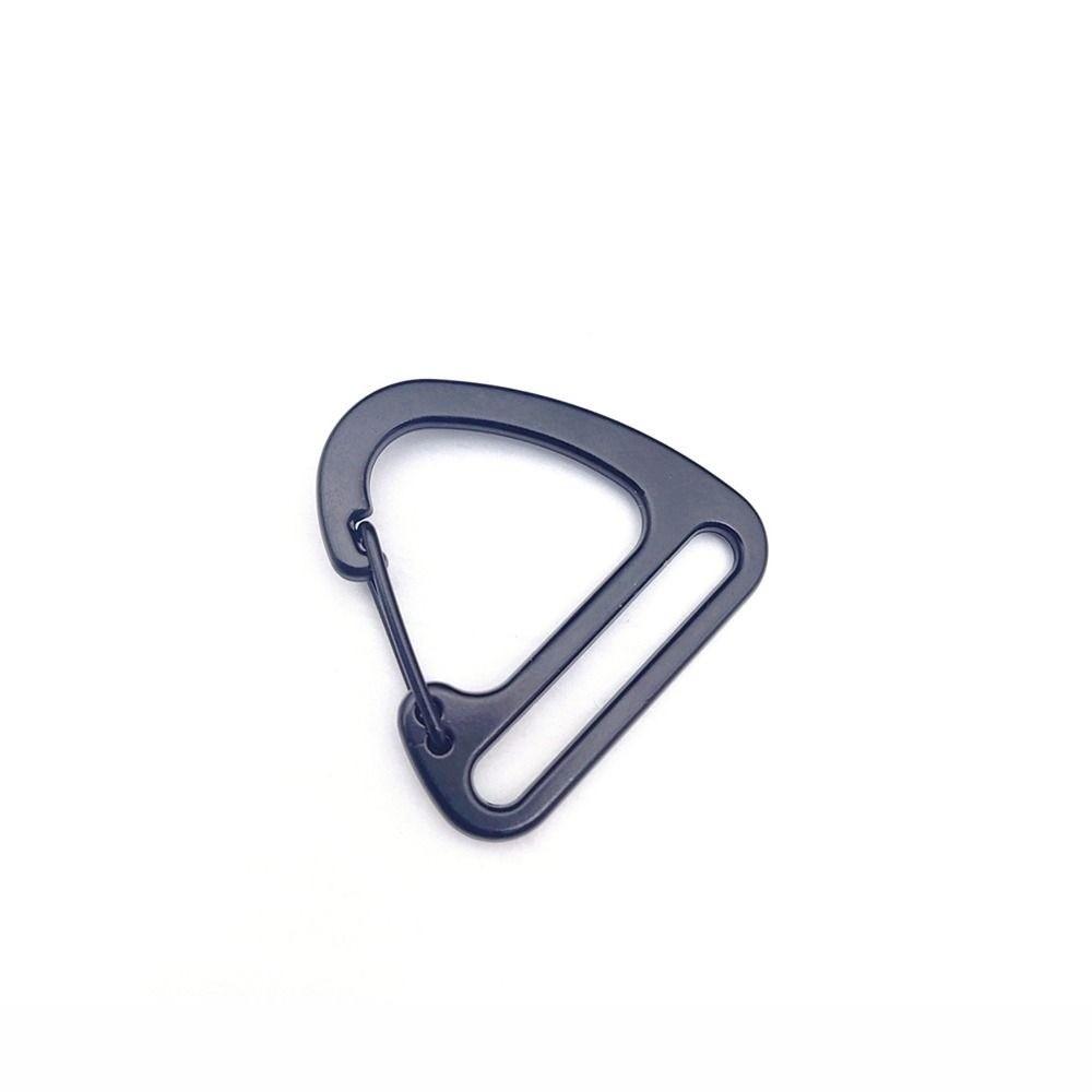 Alloy Spring Quickdraws Clip 4 Colors Keychain Belt Buckles Triangle Carabiner Outdoor Tool