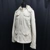 Tommy Hilfiger Hilfiger Denim Abnehmbare Kapuze Gepolsterte Militärjacke Damen M Beige(GEBRAUCHT)