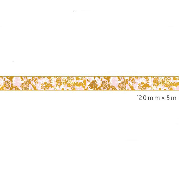 Beautiful Wash Tape Flower Plant Japanese Masking Adhesive Tape Decors Scrap Booking Sticker Label