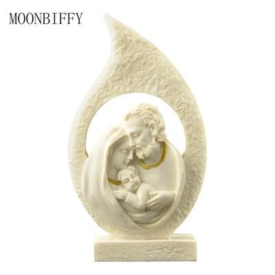 Resin Handicrafts, Living Room Figures, Home Furnishings, Soft Windows, Desktop Furnishings, A Family of Three