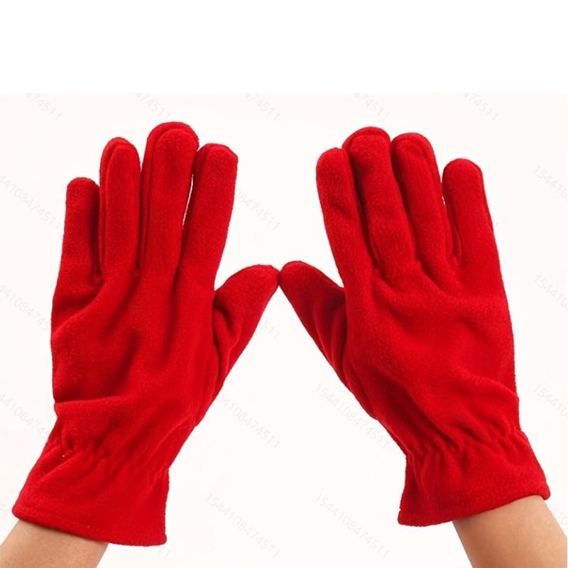 Winter Warm Gloves Women Men Polar Fleece Gloves Cold Resistance Wind Waterproof Warm Outdoor Running Cycling Skiing Mittens