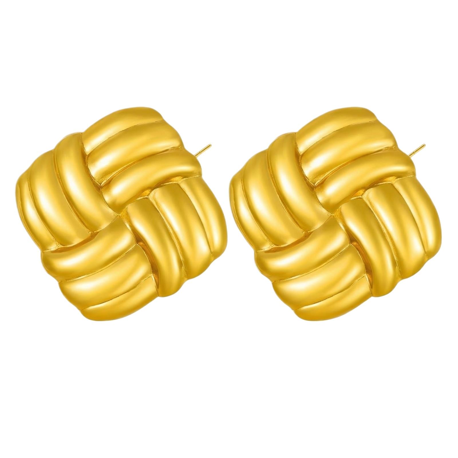 

Серьги из нержавеющей стали для женщин Винтажные Роскошные Стильные Титановые стальные украшения one size