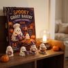 Halloween Advent Calendar Calendar, 24-Day Acrylic Ghost Figure Countdown Set to with Diverse Themes, Cute Desk Decor, Collectible Holiday Gift
