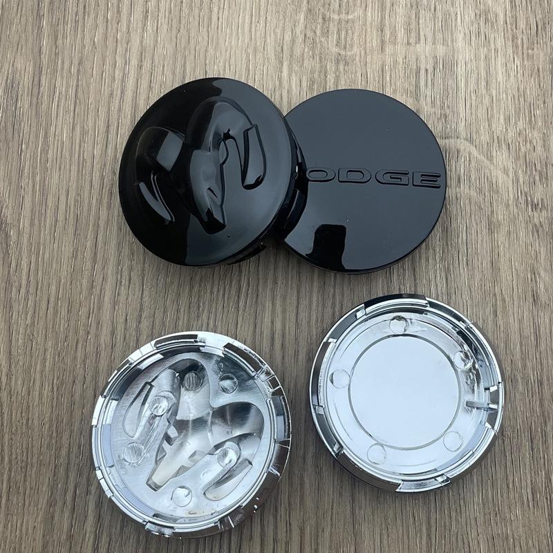 Car Wheel Hub Center Cover 4pcs ABS Electroplating Accessories For Dodge Challenger Charger Journey Ram Durango SRT Dart Journey U111