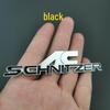 Insignia Adhesiva Metálica 3D AC SCHNITZER Compatible para Coche, Decoración de Carrocería y Trasera.