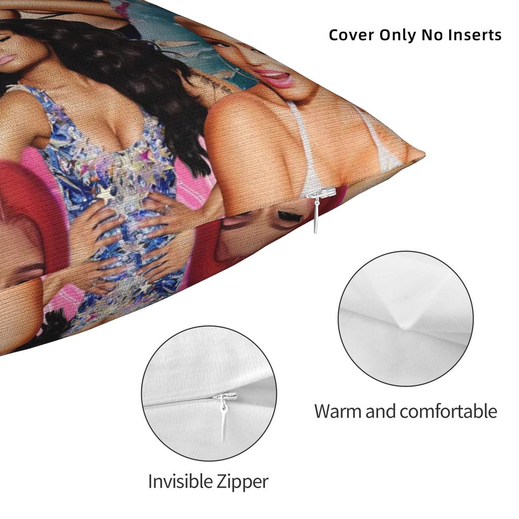 Pillow Cover Nicki Minaj Pink Friday 2 Tour   Vintage Pillow Case For Living Room Sofa Pillowcases