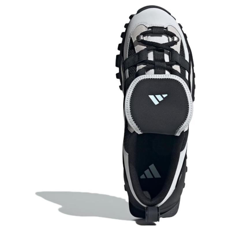 Adidas SEEULATER MULE Abrasion-Resistant Slip-Resistant Wrap-toe Slippers Unisex Black Gray Color Sneakers JR2457