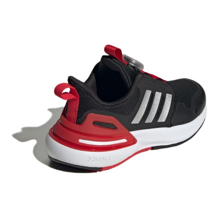 Adidas Rapidasport BOA Fabric Cushioning, Wear Resistant Low top Kids Lifestyle Shoes Black Red Kids' ID3388