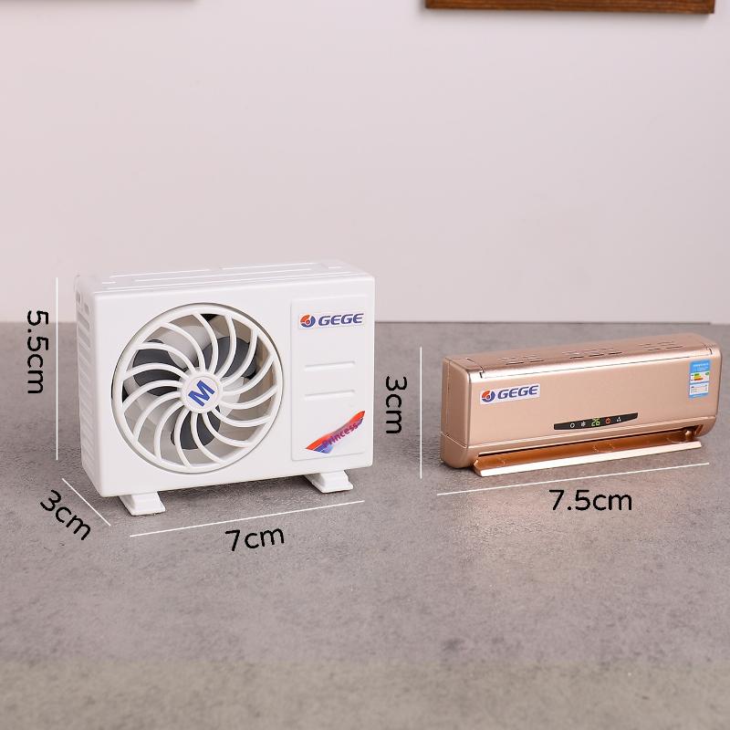 

1:12 Dollhouse Miniature Air Conditioner / Air Conditioner Outdoor Unit Furniture Home Model Decor Toy Doll House Accessories золотий